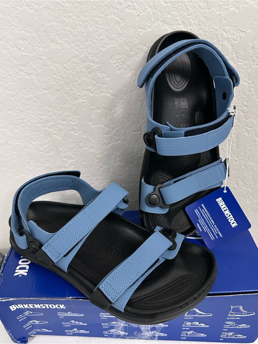 Birkenstock Women’s Kalahari Futura Elemental Light Blue Size 37